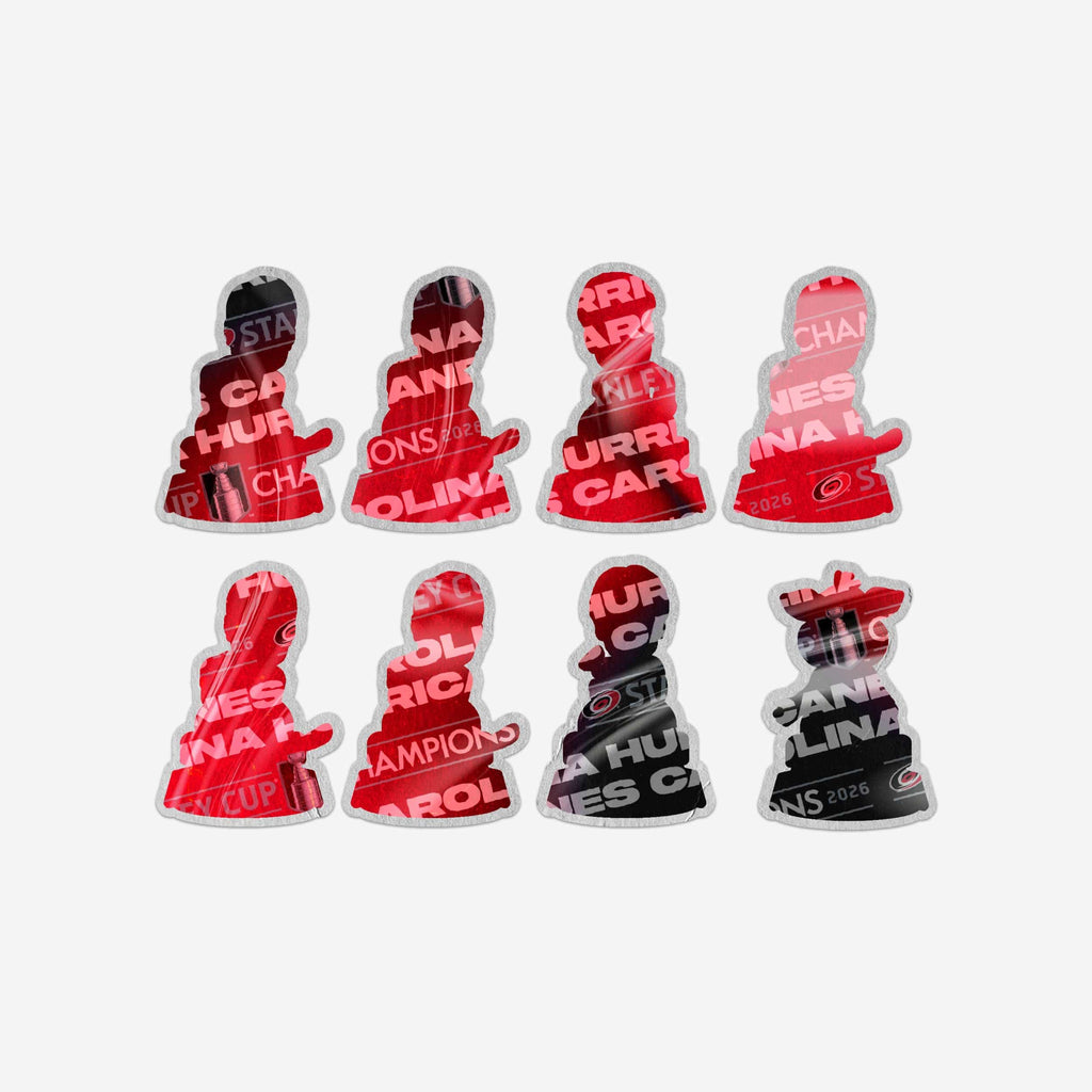 Carolina Hurricanes 2026 Stanley Cup Champions Mini Bobblehead Boxed Set FOCO - FOCO.com