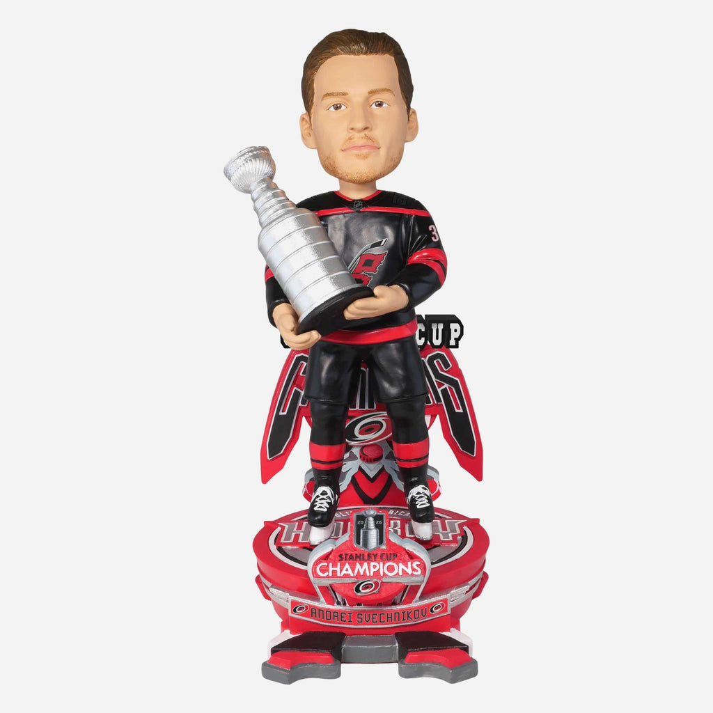 Andrei Svechnikov Carolina Hurricanes 2026 Stanley Cup Champions Celebration Bobblehead FOCO - FOCO.com