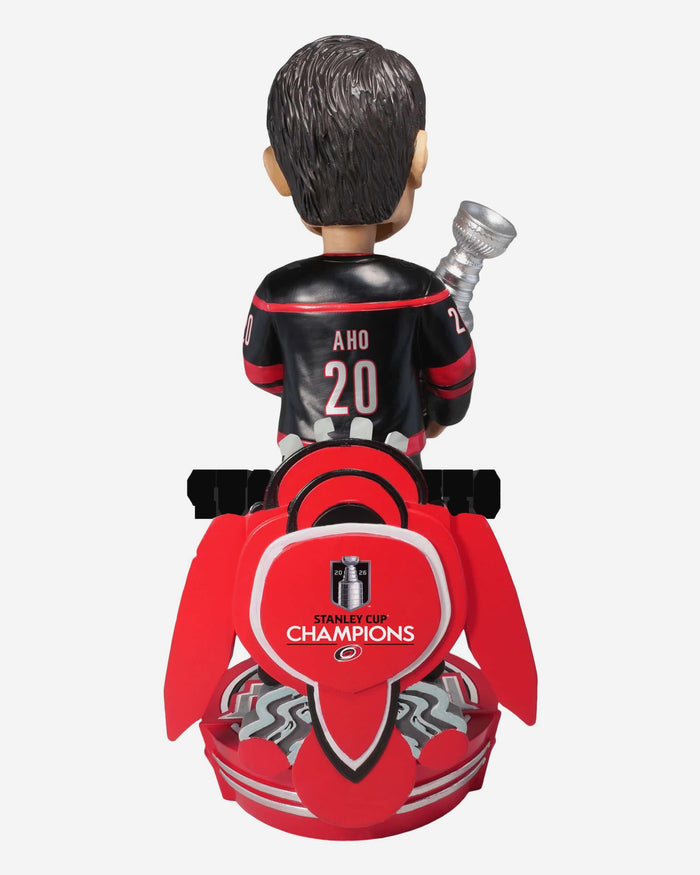 Sebastian Aho Carolina Hurricanes 2026 Stanley Cup Champions Celebration Bobblehead FOCO - FOCO.com