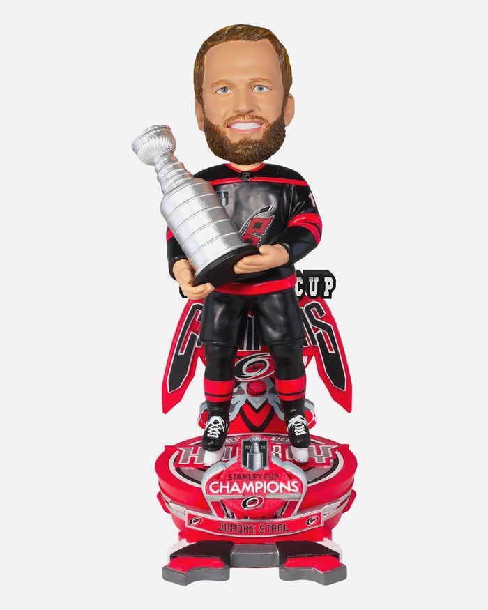 Jordan Staal Carolina Hurricanes 2026 Stanley Cup Champions Celebration Bobblehead FOCO - FOCO.com