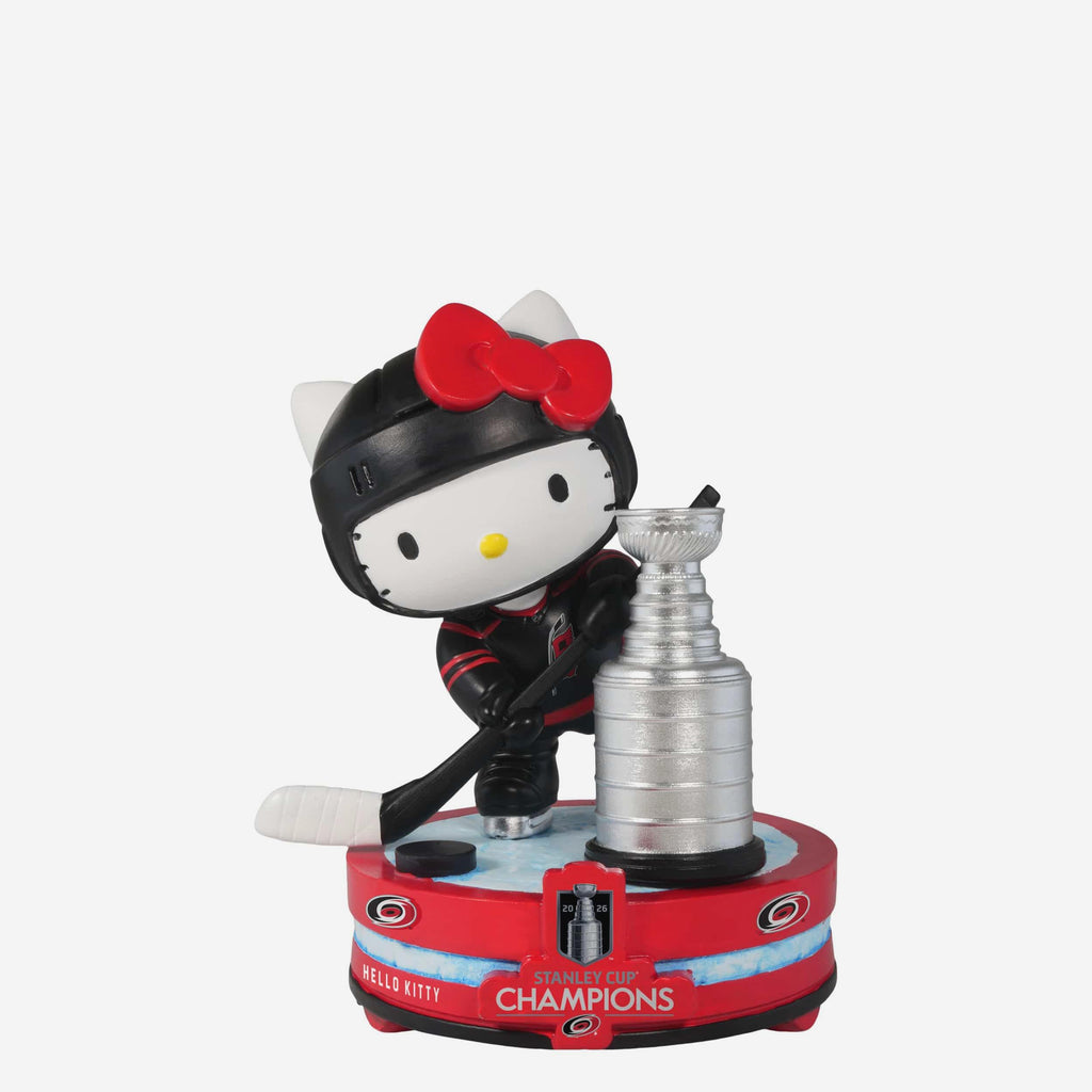 Carolina Hurricanes 2026 Stanley Cup Champions Hello Kitty® Bobblehead FOCO - FOCO.com