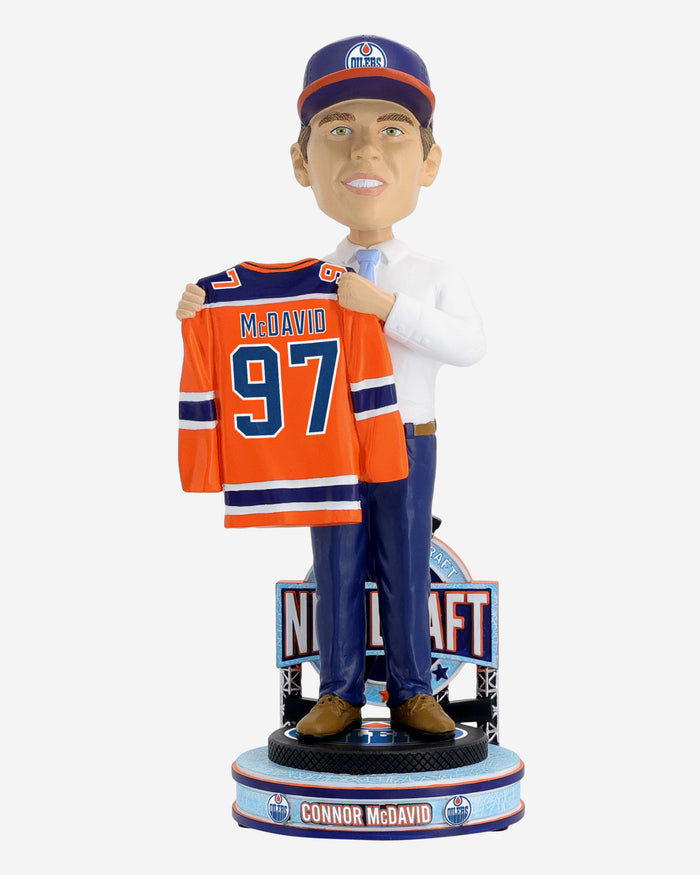 Connor McDavid Edmonton Oilers 2015 Draft Pick Bobblehead FOCO - FOCO.com