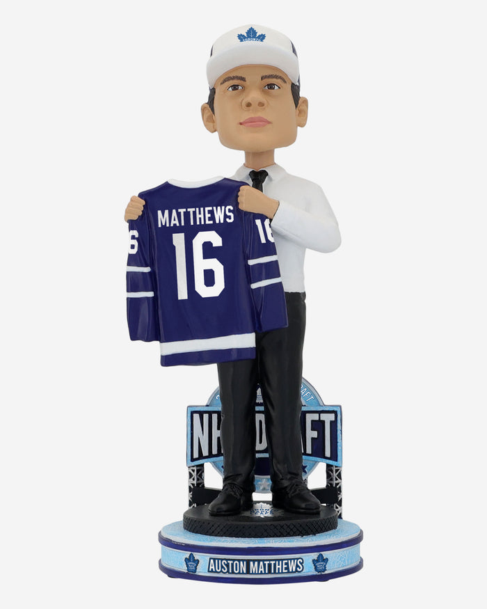 Auston Matthews Toronto Maple Leafs 2016 Draft Pick Bobblehead FOCO - FOCO.com
