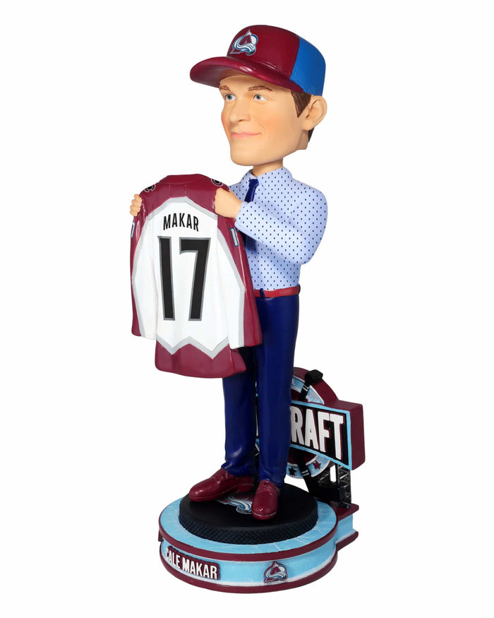 Cale Makar Colorado Avalanche 2017 NHL Draft Pick Bobblehead