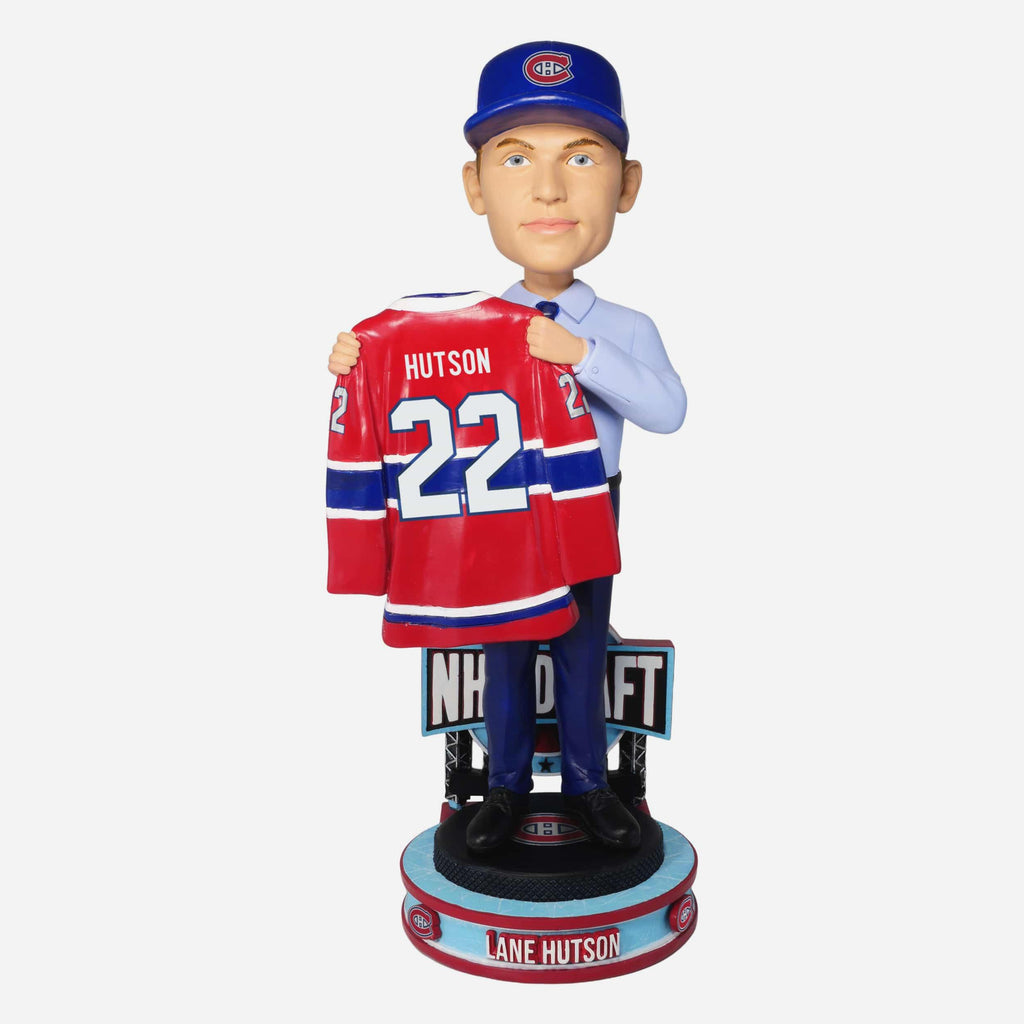 Lane Hutson Montreal Canadiens 2022 NHL Draft Pick Bobblehead FOCO - FOCO.com