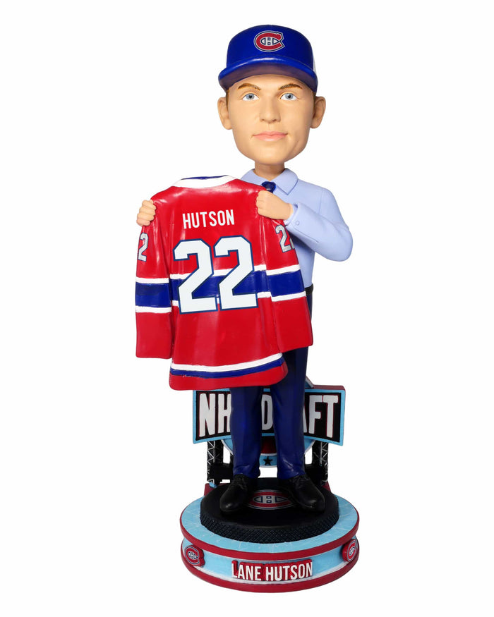 Lane Hutson Montreal Canadiens 2022 NHL Draft Pick Bobblehead