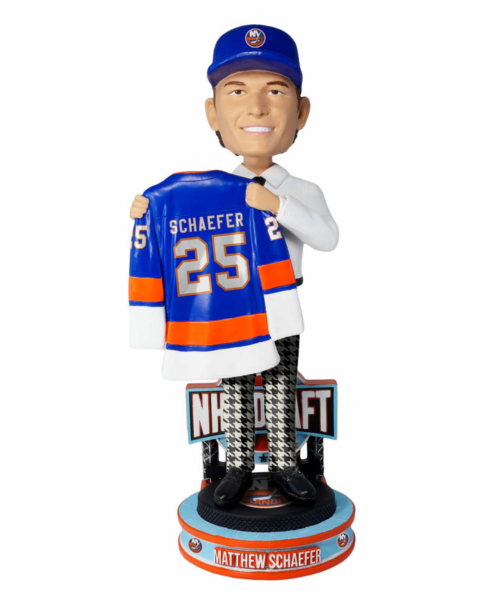 Matthew Schaefer New York Islanders 2025 NHL Draft Pick Bobblehead