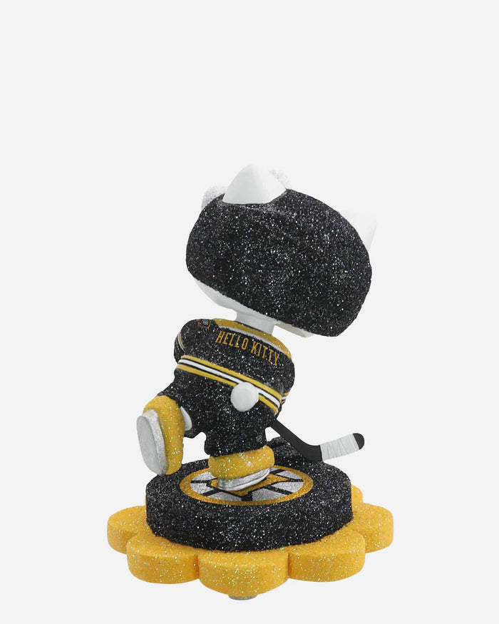 Boston Bruins Hello Kitty® Glitter Mini Bobblehead FOCO - FOCO.com
