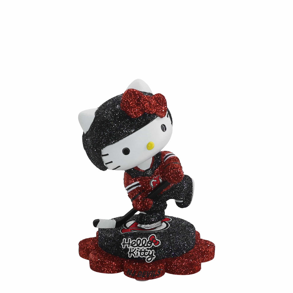 New Jersey Devils Hello Kitty® Glitter Mini Bobblehead