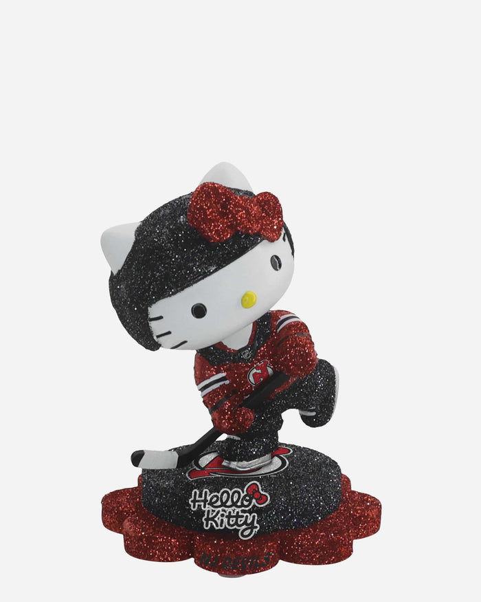 New Jersey Devils Hello Kitty® Glitter Mini Bobblehead FOCO - FOCO.com