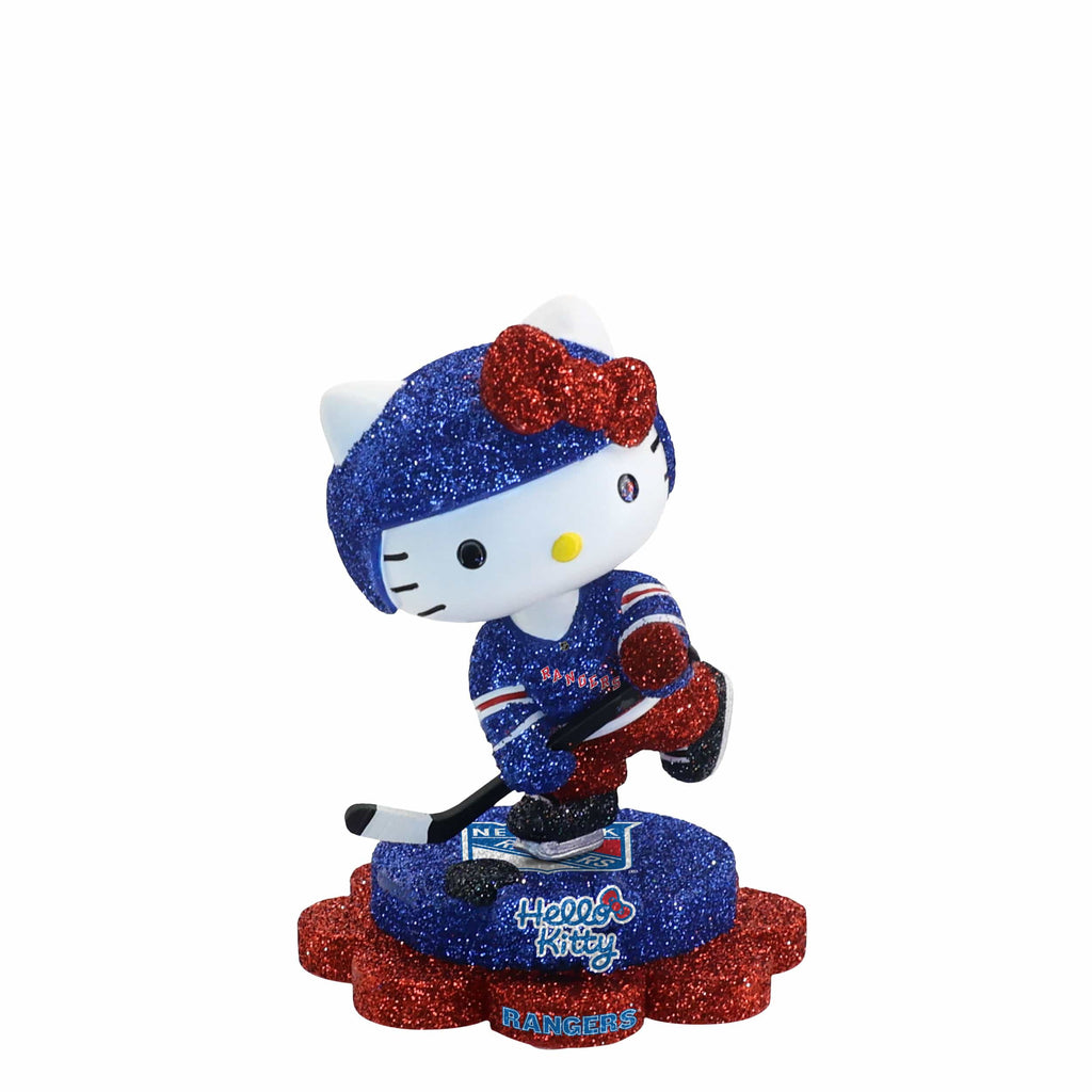 New York Rangers Hello Kitty® Glitter Mini Bobblehead