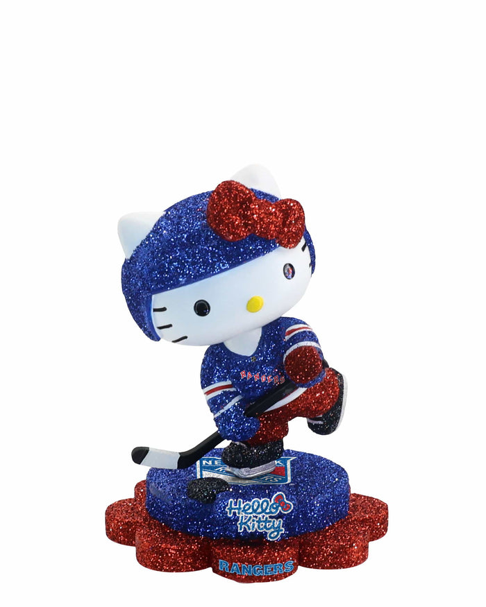 New York Rangers Hello Kitty® Glitter Mini Bobblehead FOCO - FOCO.com