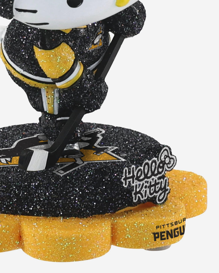 Pittsburgh Penguins Hello Kitty® Glitter Mini Bobblehead FOCO - FOCO.com