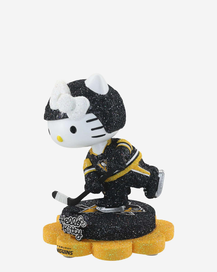 Pittsburgh Penguins Hello Kitty® Glitter Mini Bobblehead FOCO - FOCO.com