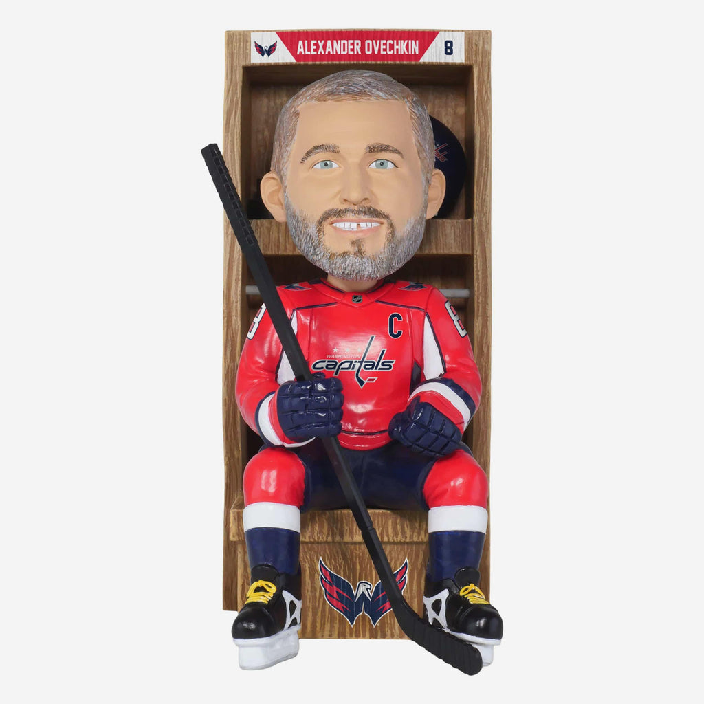 Alex Ovechkin Washington Capitals Locker Room Bobblehead FOCO - FOCO.com