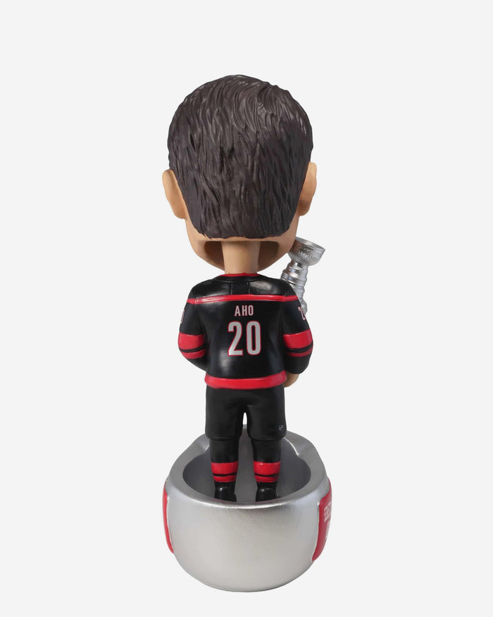Sebastian Aho Carolina Hurricanes 2026 Stanley Cup Champions 6.5 in Ring Base Medium Bighead FOCO - FOCO.com