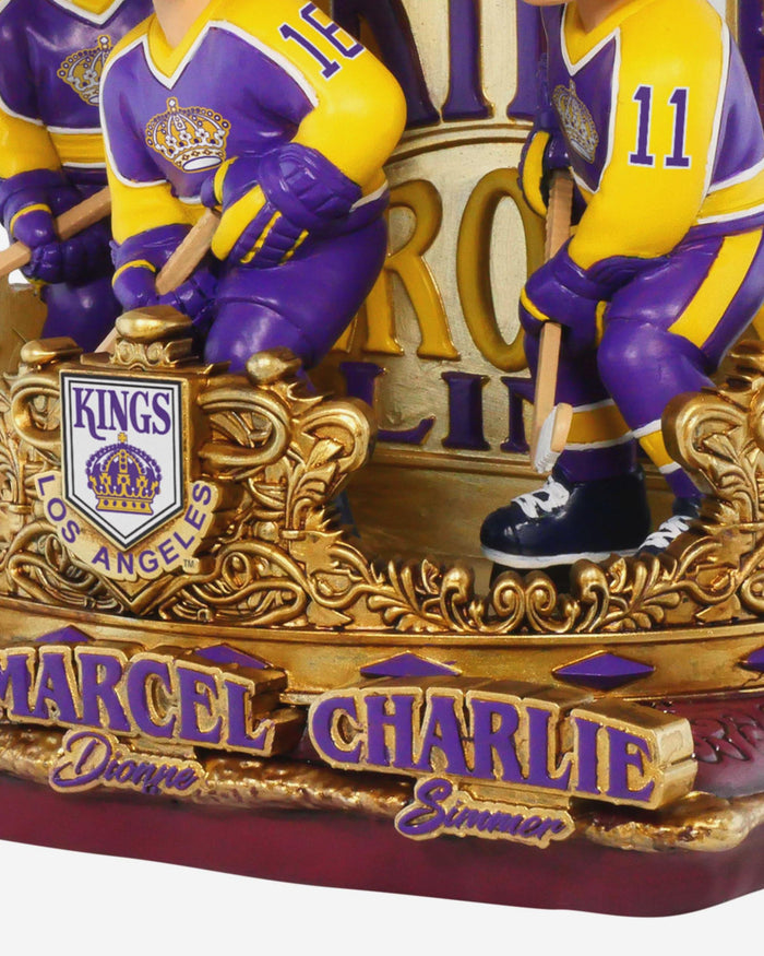 Marcel Dionne & Dave Taylor & Charlie Simmer Los Angeles Kings Famous Line Mini Bobblehead Scene FOCO - FOCO.com