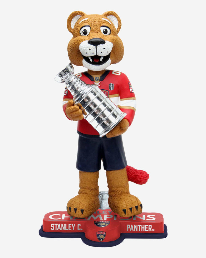 Stanley C Panther Florida Panthers 2024 Stanley Cup Champions Mascot Bobblehead FOCO - FOCO.com