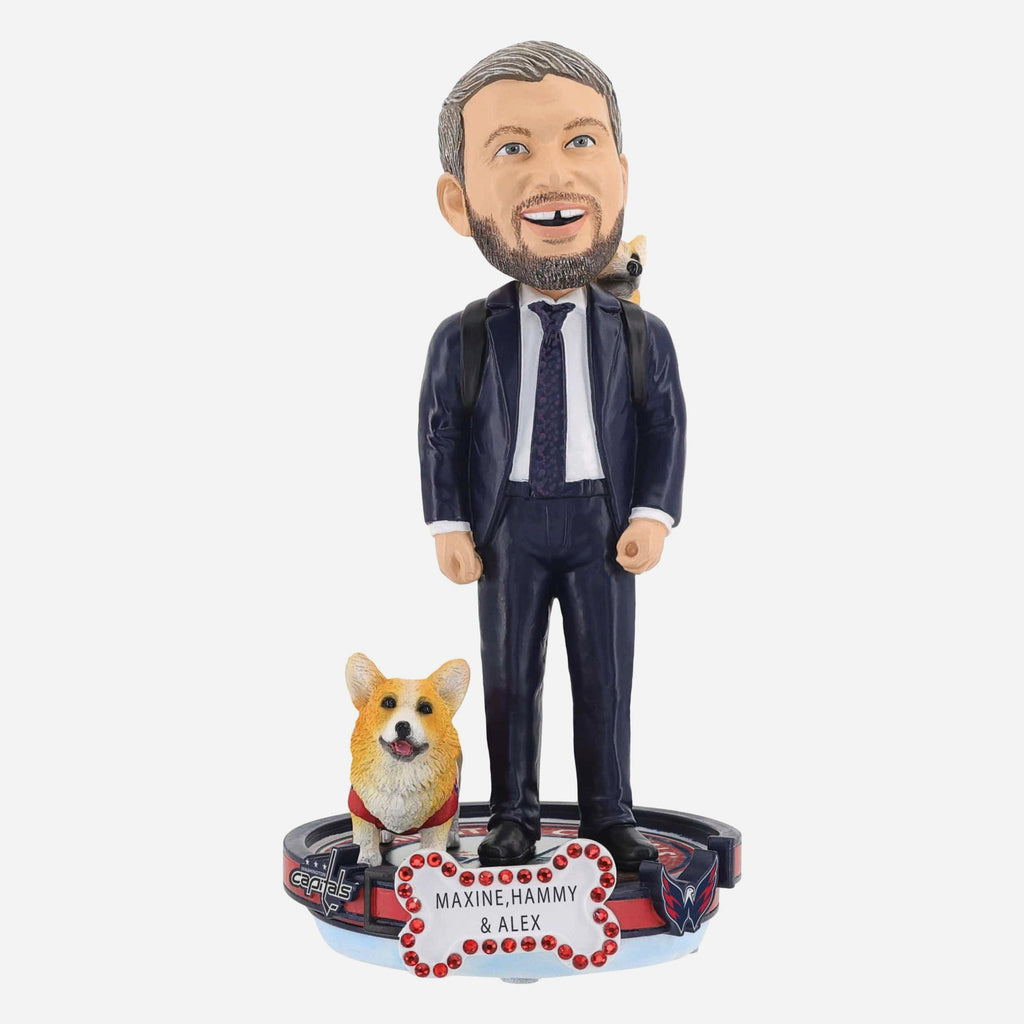 Alex Ovechkin Washington Capitals Maxine & Hammy Pet Bobblehead FOCO - FOCO.com