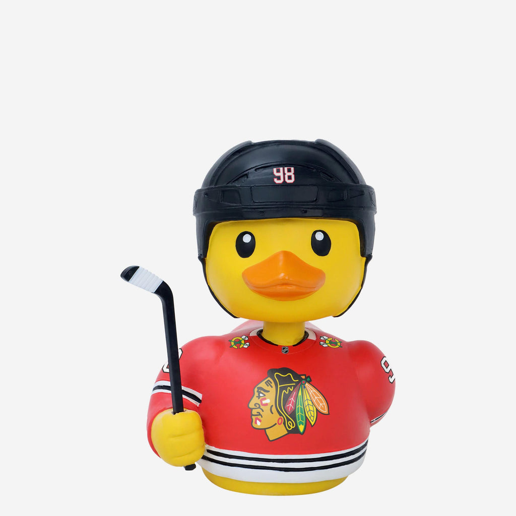 Connor Bedard Chicago Blackhawks Player Bobble Duck Mini Bobblehead FOCO - FOCO.com