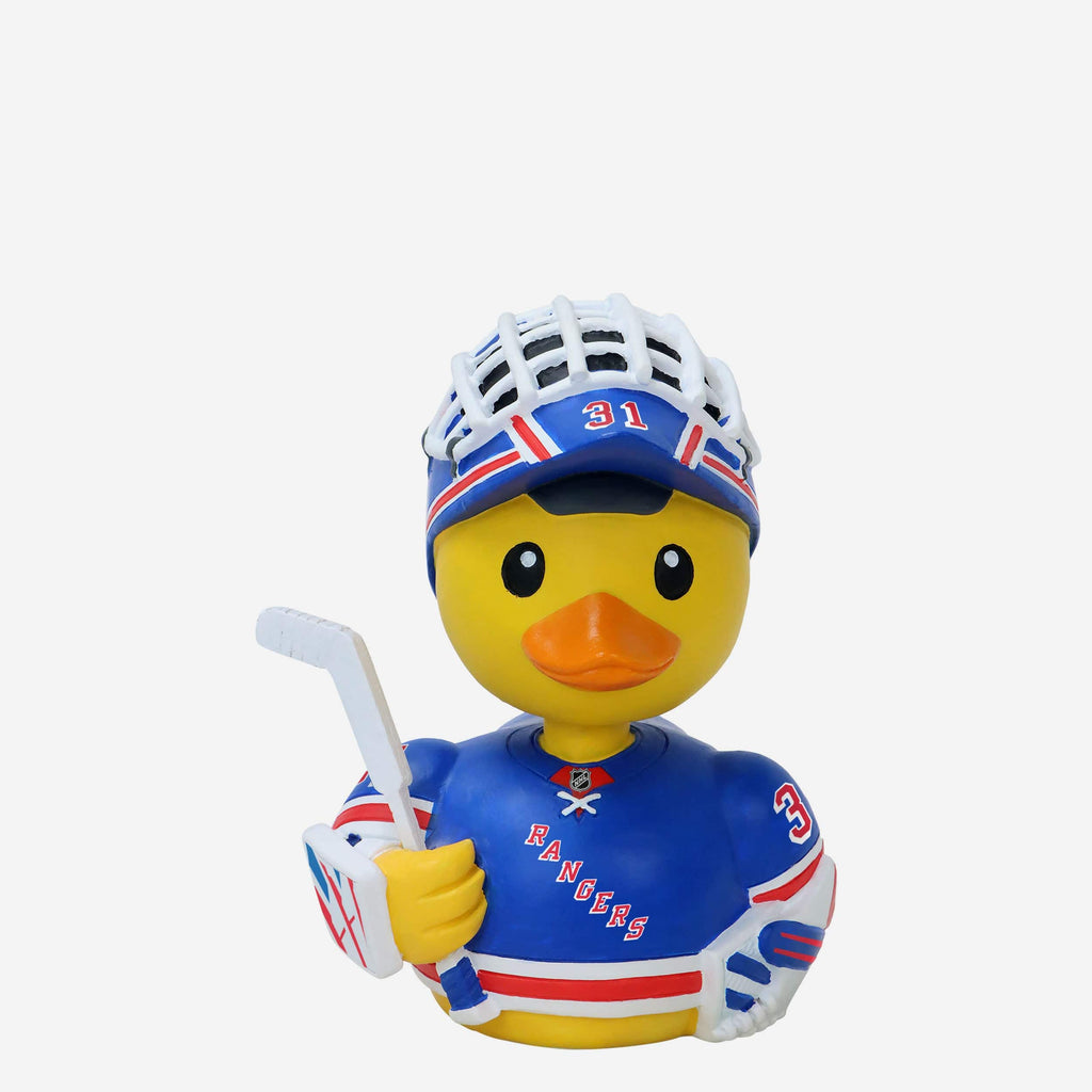 Igor Shesterkin New York Rangers Player Bobble Duck Mini Bobblehead FOCO - FOCO.com