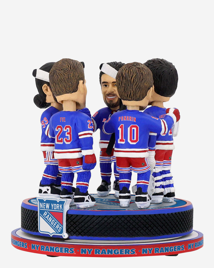 New York Rangers Celebration Spinner Mini Bobblehead Scene FOCO - FOCO.com