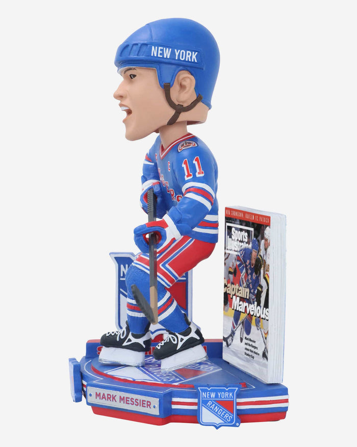 Mark Messier New York Rangers Captain Marvelous Sports Illustrated Cover Bobblehead FOCO - FOCO.com