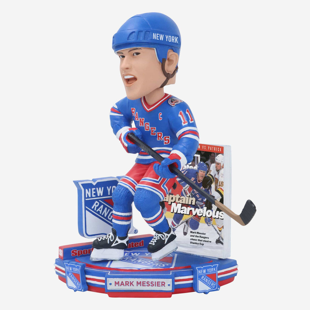 Mark Messier New York Rangers Captain Marvelous Sports Illustrated Cover Bobblehead FOCO - FOCO.com