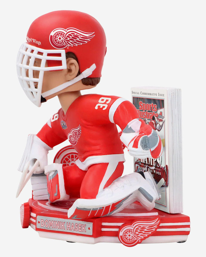 Dominik Hasek Detroit Red Wings 2002 Champs Sports Illustrated Cover Bobblehead FOCO - FOCO.com