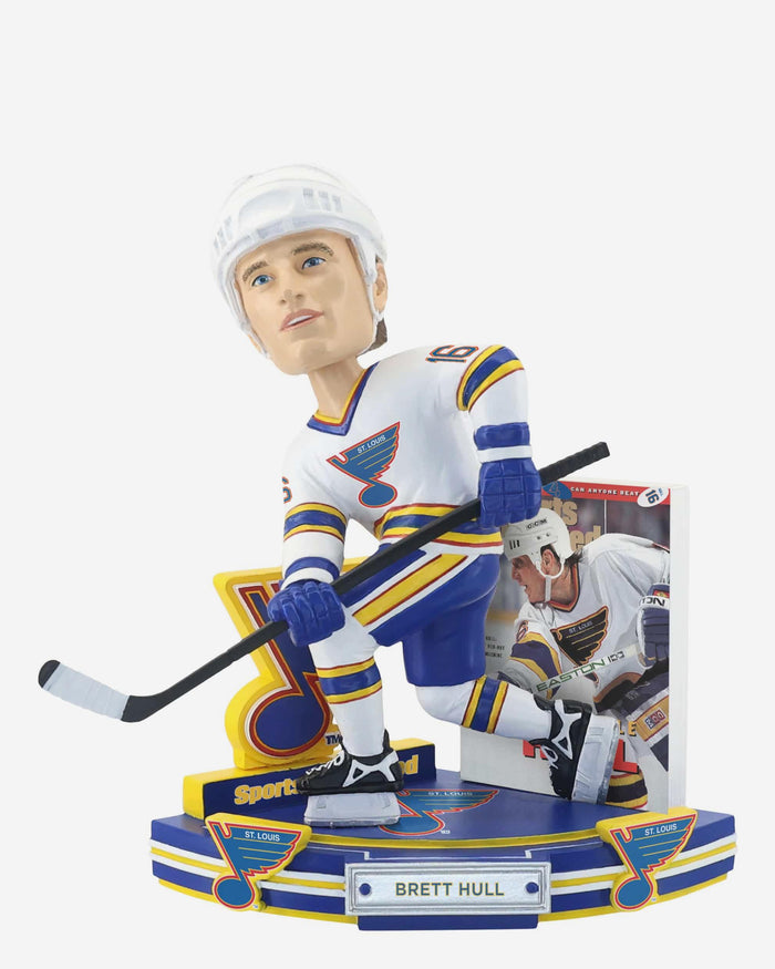 Brett Hull St Louis Blues The Incredible Hull Sports Illustrated Cover Bobblehead FOCO - FOCO.com