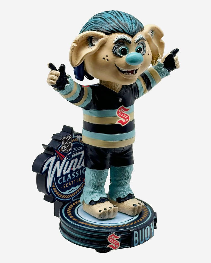 Buoy Seattle Kraken 2024 Winter Classic Mascot Bobblehead FOCO - FOCO.com