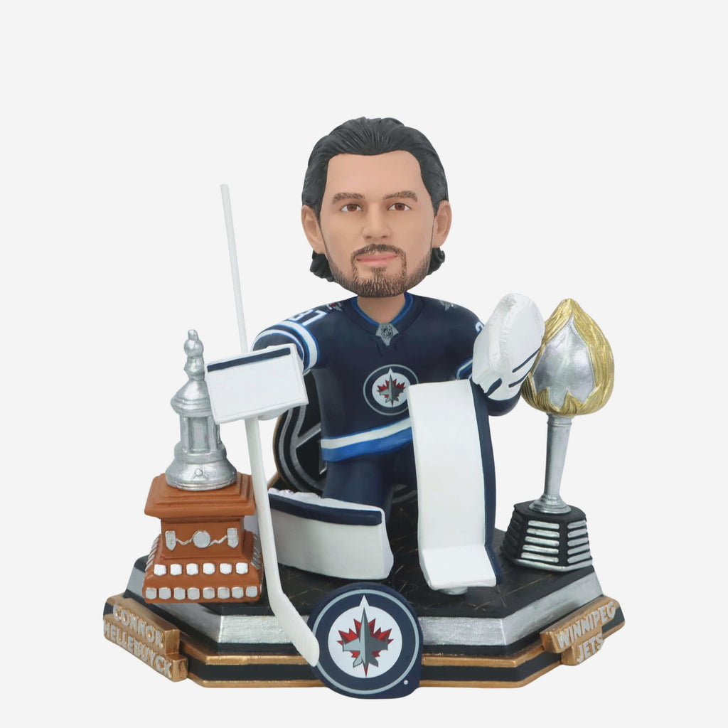 Connor Hellebuyck Winnipeg Jets 2025 Awards Bobblehead FOCO - FOCO.com