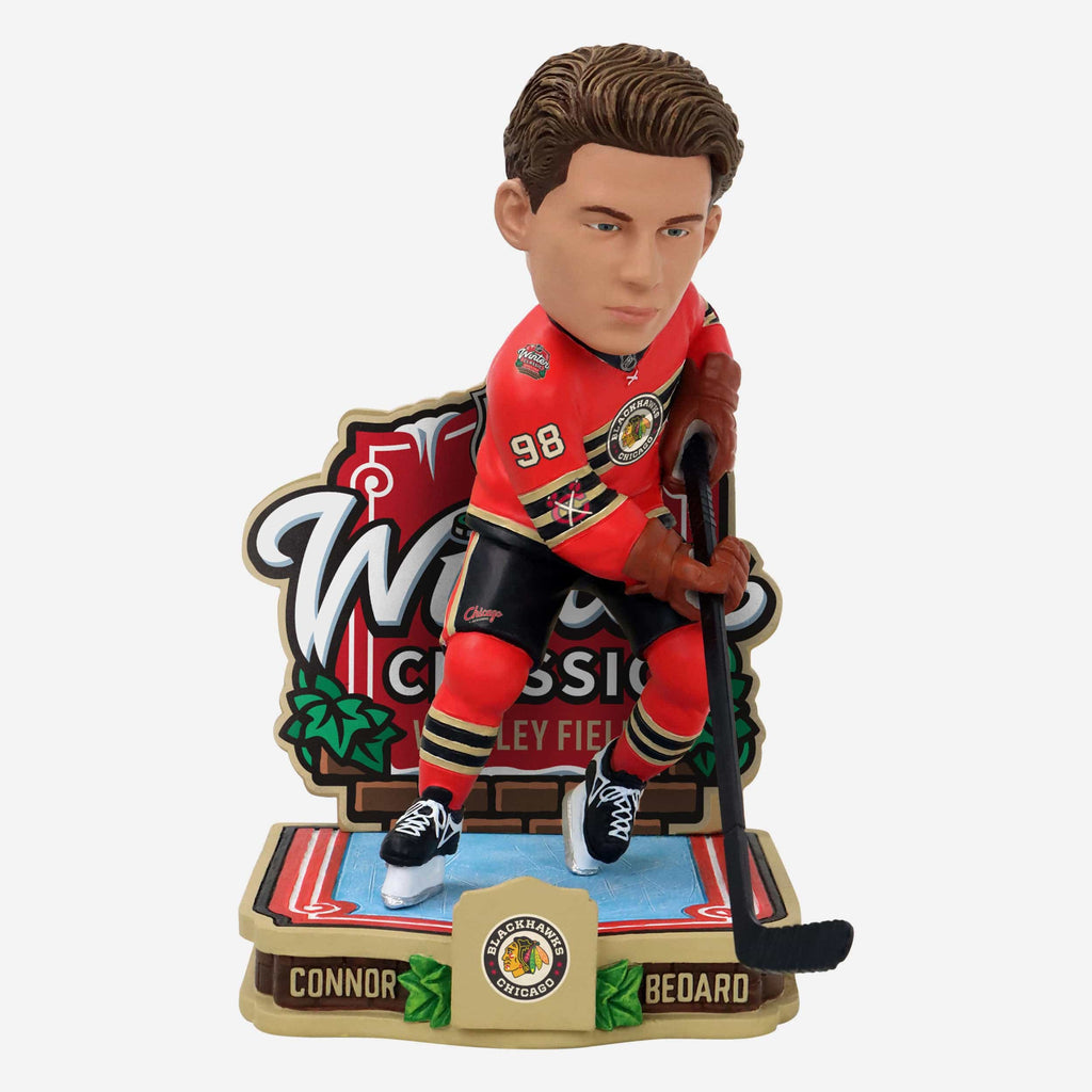 Connor Bedard Chicago Blackhawks 2025 Winter Classic Bobblehead FOCO - FOCO.com