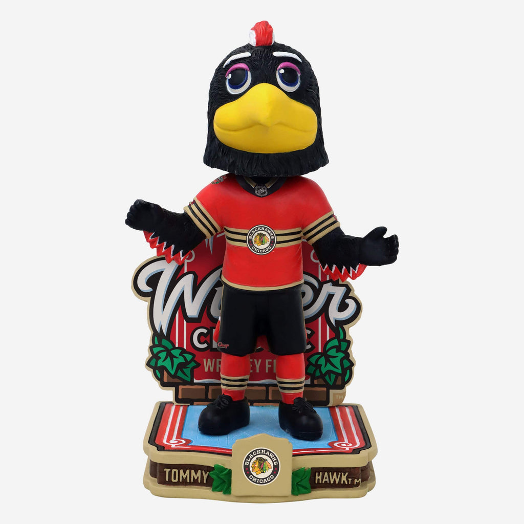 Tommy Hawk Chicago Blackhawks 2025 Winter Classic Mascot Bobblehead FOCO - FOCO.com