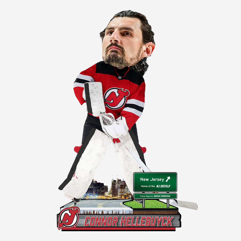 Connor Hellebuyck New Jersey Devils Next Stop Bobblehead
