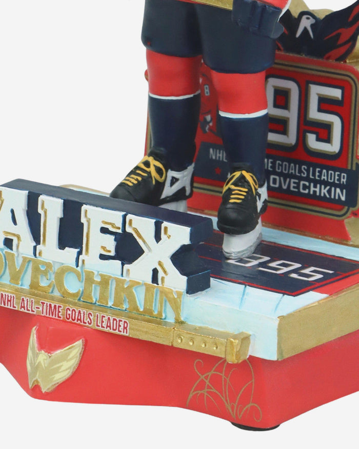 Alex Ovechkin Washington Capitals NHL All-Time Goals Leader Golden Stick Mini Bobblehead FOCO - FOCO.com