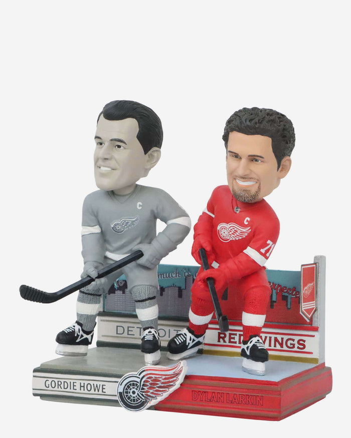 Gordie Howe & Dylan Larkin Detroit Red Wings Then and Now Bobblehead FOCO - FOCO.com