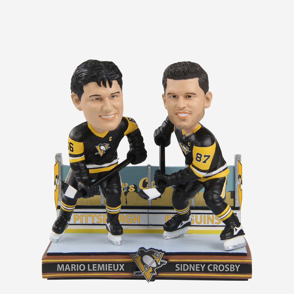 Mario Lemieux & Sidney Crosby Pittsburgh Penguins Then And Now Bobblehead FOCO - FOCO.com