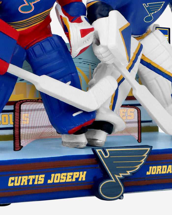 Curtis Joseph & Jordan Binnington St Louis Blues Then and Now Bobblehead FOCO - FOCO.com