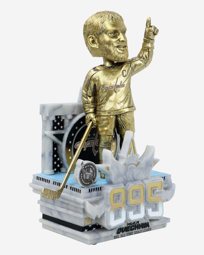 Alex Ovechkin Washington Capitals NHL All-Time Goals Leader Moment Variant Bobblehead FOCO - FOCO.com