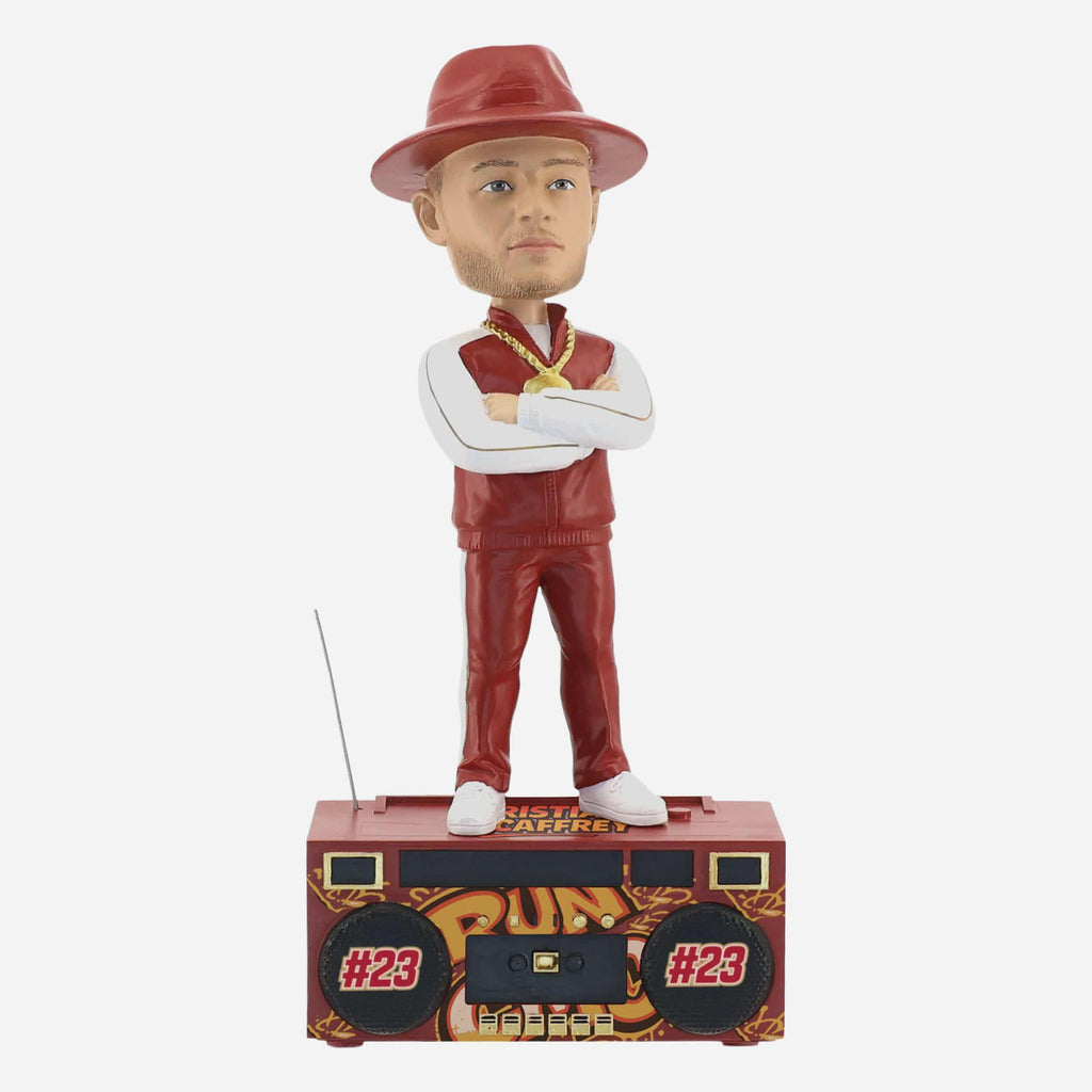 Christian McCaffrey Nickname Bobblehead FOCO - FOCO.com