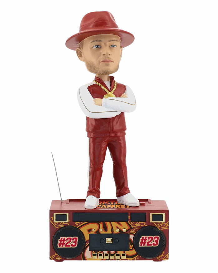 Christian McCaffrey Nickname Bobblehead FOCO - FOCO.com
