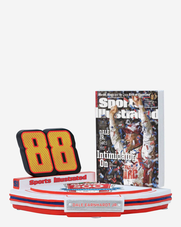 Dale Earnhardt Jr NASCAR Gets His Intimidator On Sports Illustrated Cover Bobblehead FOCO - FOCO.com