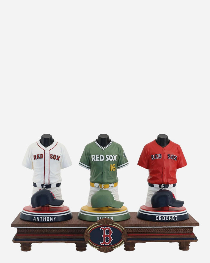 Jarren Duran & Garrett Crochet & Roman Anthony Boston Red Sox 2026 Jersey Bust Triple Bobblehead FOCO - FOCO.com