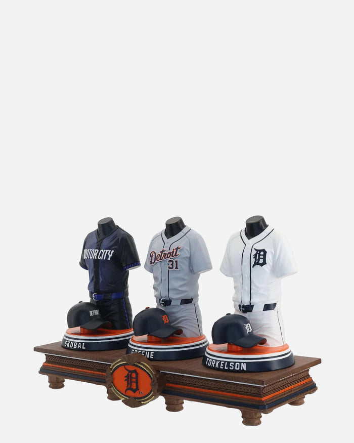 Tarik Skubal & Riley Greene & Spencer Torkelson Detroit Tigers 2026 Jersey Bust Triple Bobblehead FOCO - FOCO.com