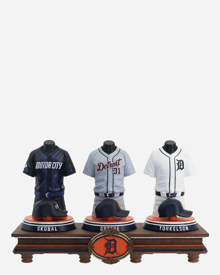 Tarik Skubal & Riley Greene & Spencer Torkelson Detroit Tigers 2026 Jersey Bust Triple Bobblehead FOCO - FOCO.com