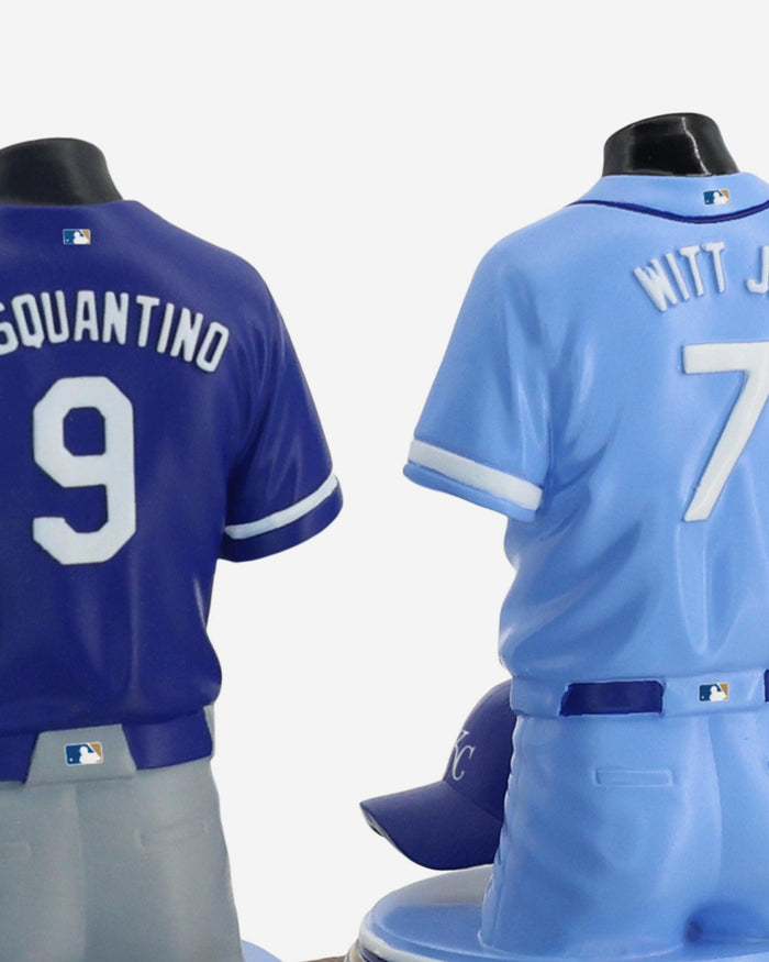 Bobby Witt Jr & Salvador Perez & Vinnie Pasquantino Kansas City Royals 2026 Jersey Bust Triple Bobblehead FOCO - FOCO.com