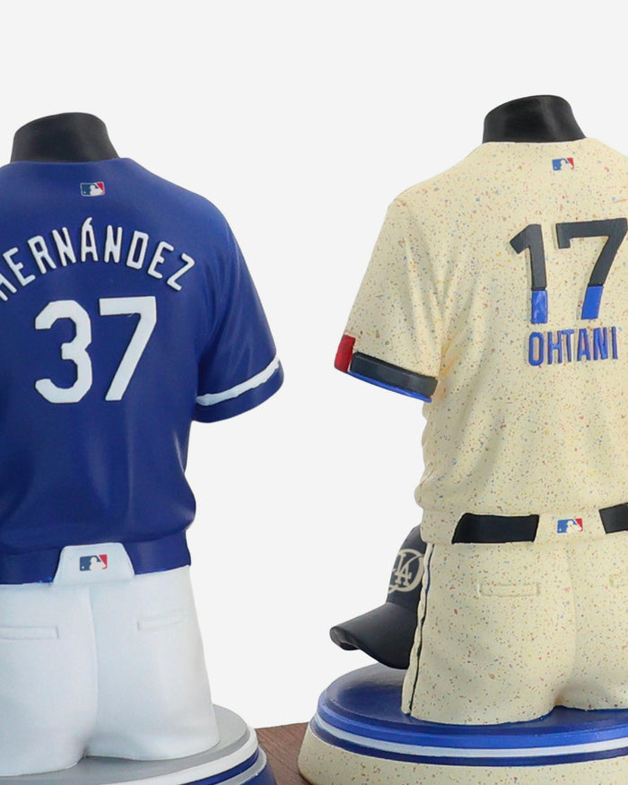 Shohei Ohtani & Freddie Freeman & Teoscar Hernandez Los Angeles Dodgers 2026 Jersey Bust Triple Bobblehead FOCO - FOCO.com