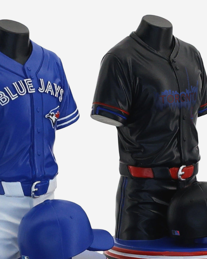 Vladimir Guerrero Jr & George Springer & Dylan Cease Toronto Blue Jays 2026 Jersey Bust Triple Bobblehead FOCO - FOCO.com