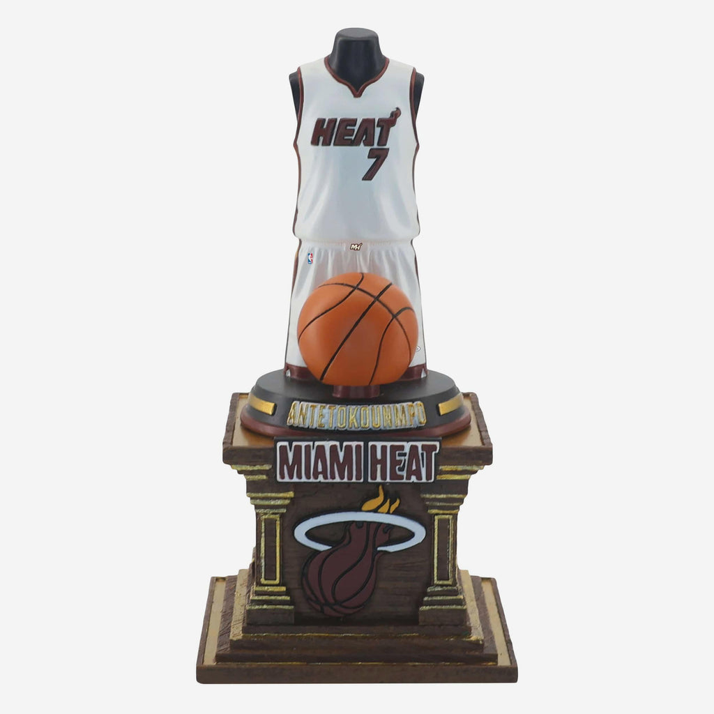 Giannis Antetokounmpo Miami Heat 2026 Home Jersey Bust FOCO - FOCO.com